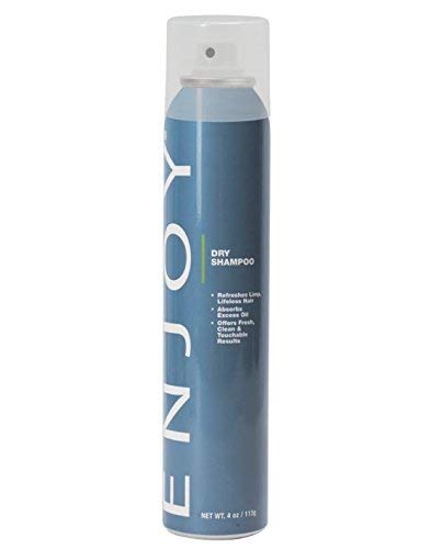 Enjoy Volumizing Dry Shampoo Spray bottle boosts lift and shine for refreshed roots