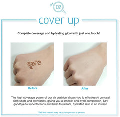 Enough Collagen Aqua Air Cushion travel-compact for convenient touch-ups anywhere