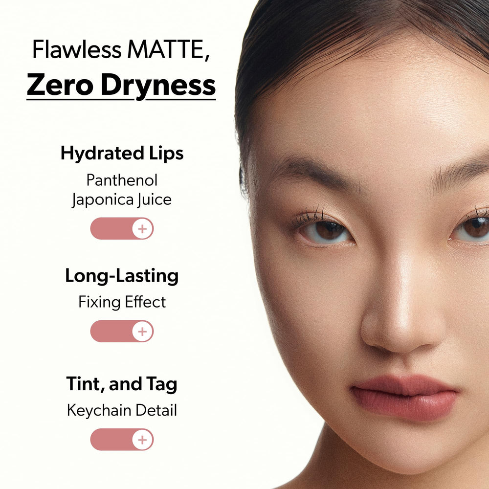 Entropy Charm Tint hydrating velvet texture keeps lips smooth all day.