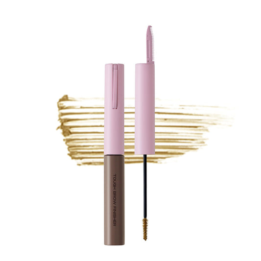 Entropy Makeup Tough Brow Finisher bottle cap detail for easy on-the-go use.
