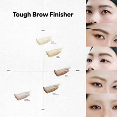 Entropy Makeup Tough Brow Finisher brow close-up showing natural hold.