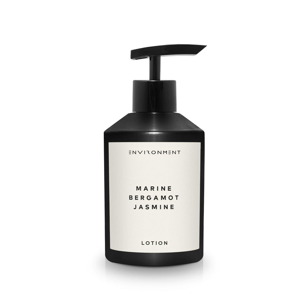 ENVIRONMENT RC lotion bottle — premium packaging for daily luxury moisture.