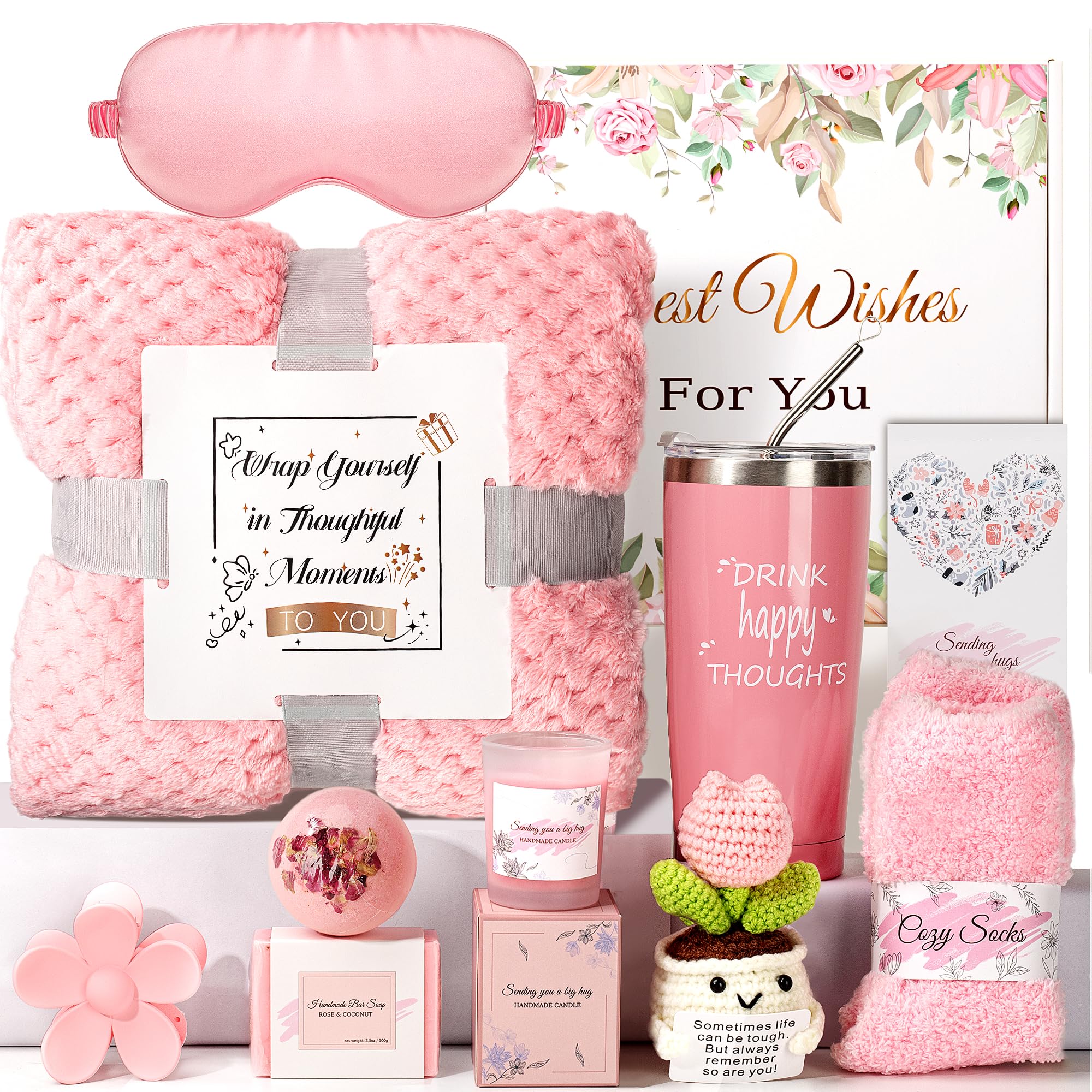ENVTEK Gift Box spa set overview for birthdays and get-well wishes
