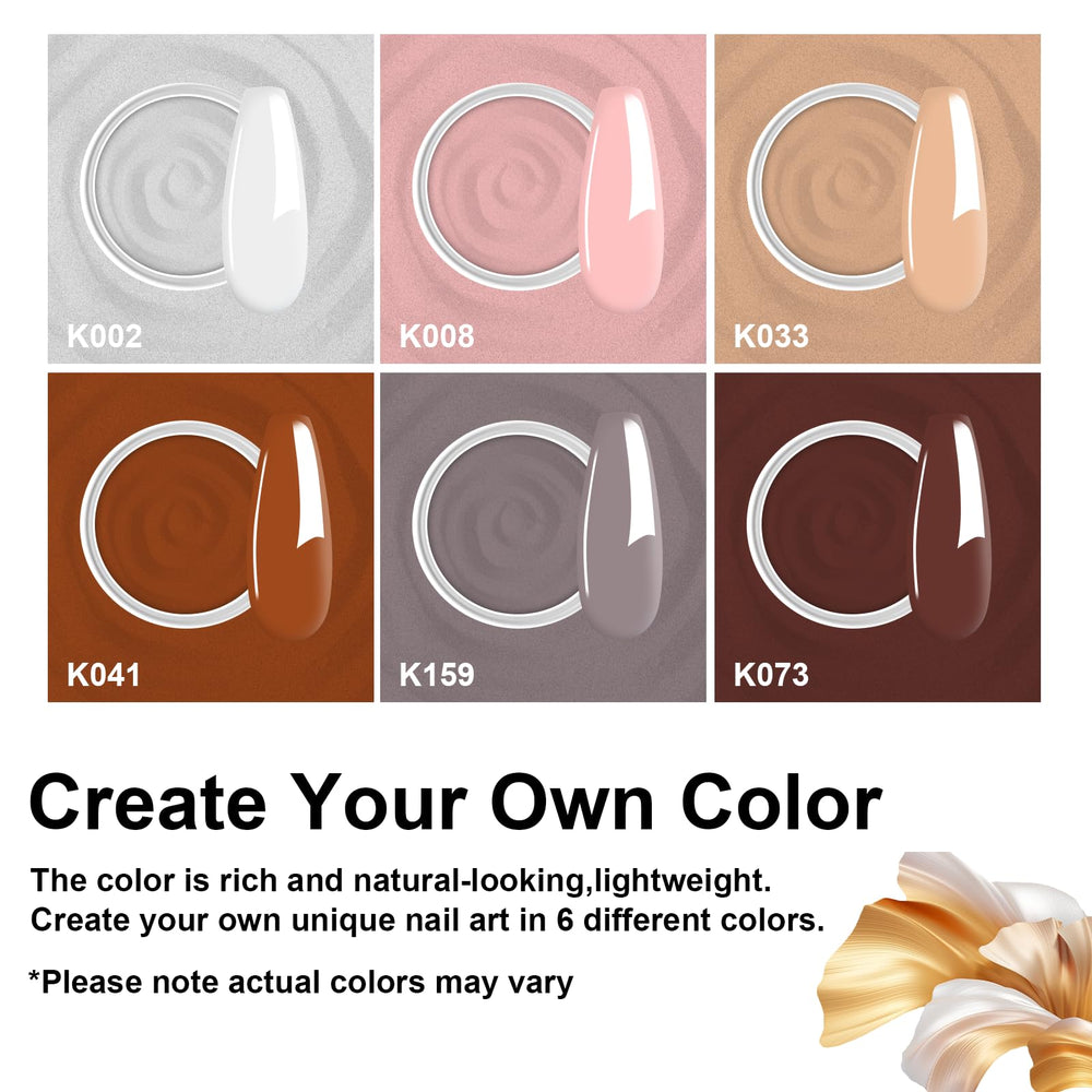 Eodci kit includes base/top/activator and brush saver for smooth results.