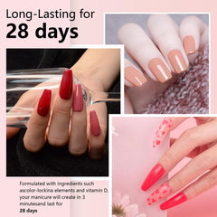Beginner-friendly kit with essential tools for DIY nails.