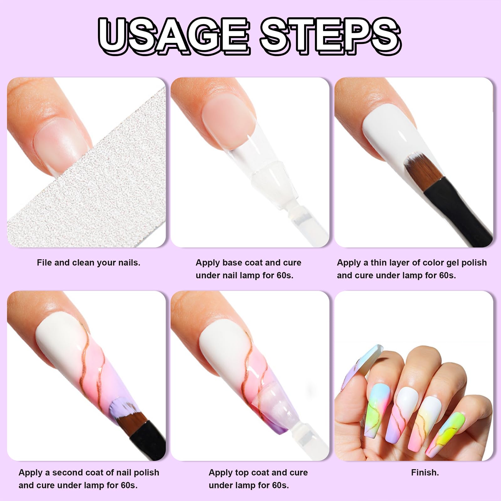 EODCI compact travel set is ideal for on-the-go manicures.