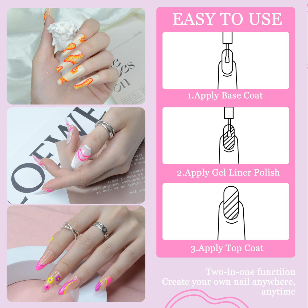 Odor-free formula with healthy ingredients for home manicures.