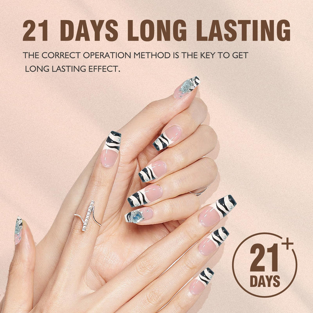 Eodci Nail Art Gel Liner Set soak-off bottles simplify removal after striking nail art.