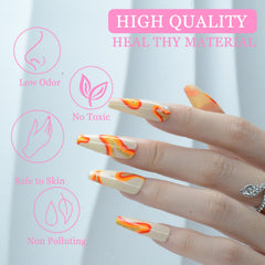 Swirl and French tip ideas with Eodci gel liners.