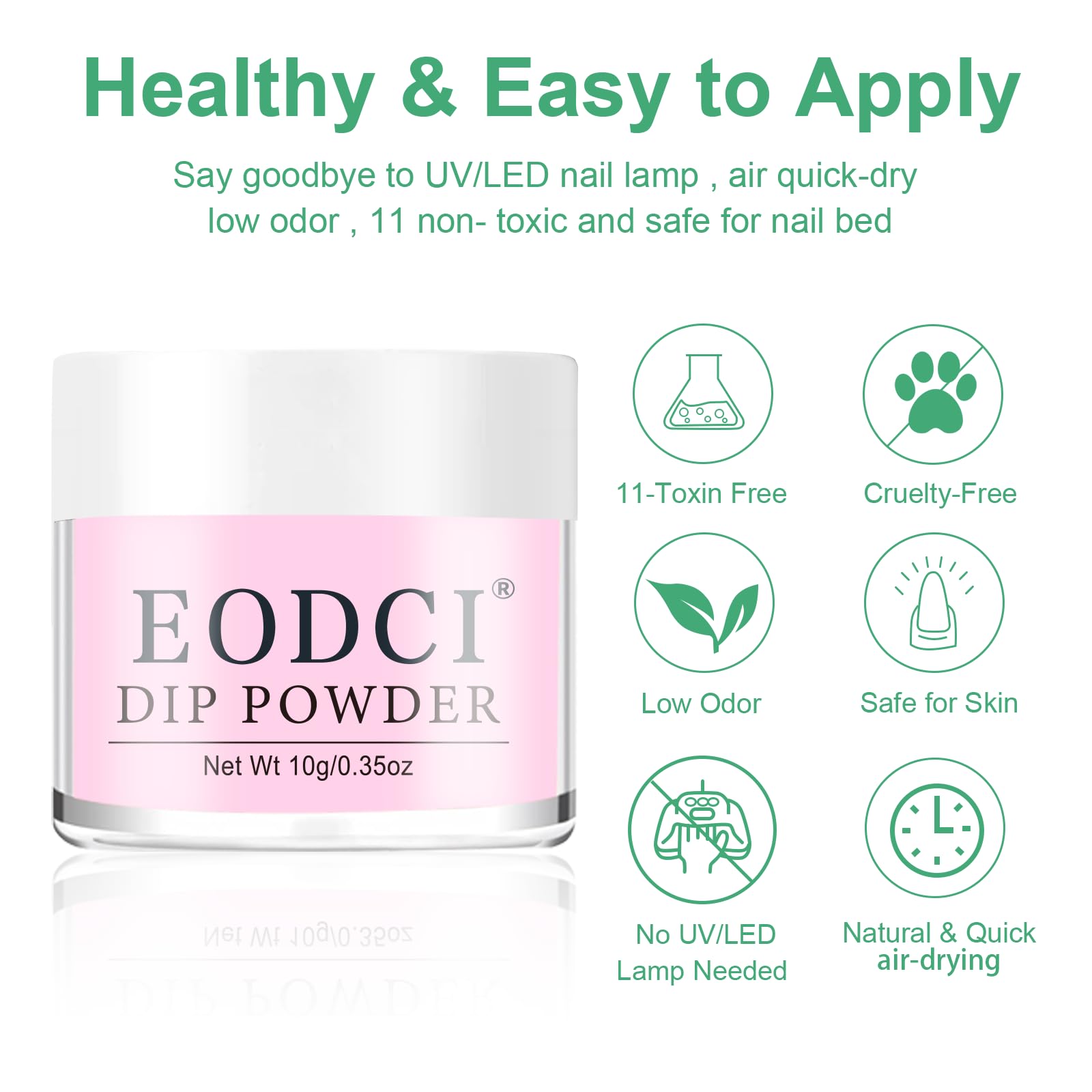 Eodci top coat bottle adds shine and durability to the finish.