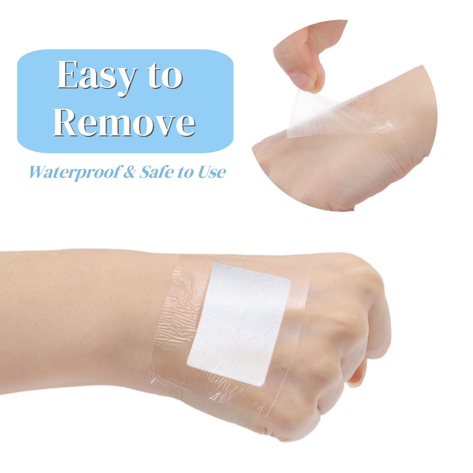 Eorbow bandage trimmed to fit small and large areas.