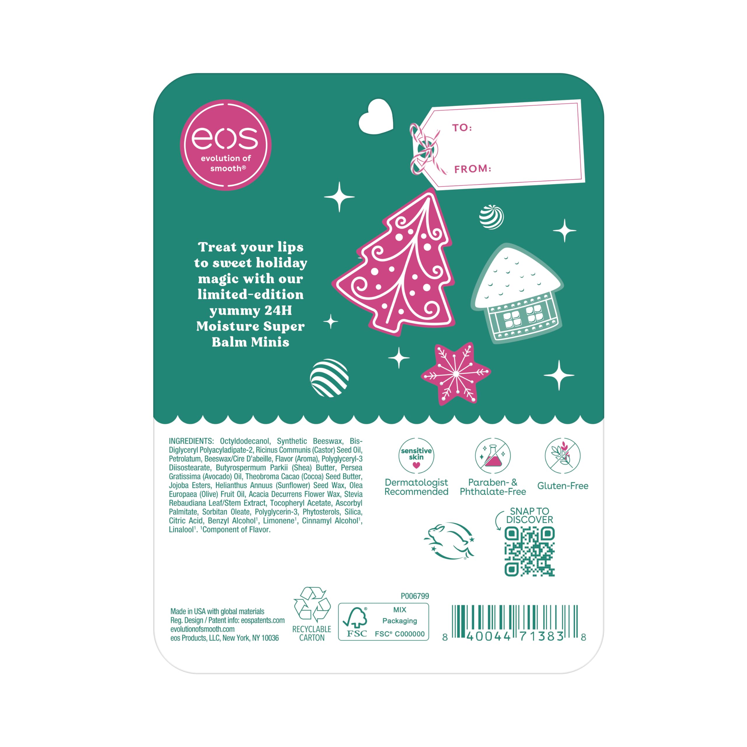 eos Holiday 24H mini set shown as a thoughtful stocking stuffer.