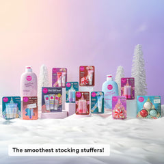 eos Holiday 24H set emphasizing sustainably sourced ingredients.