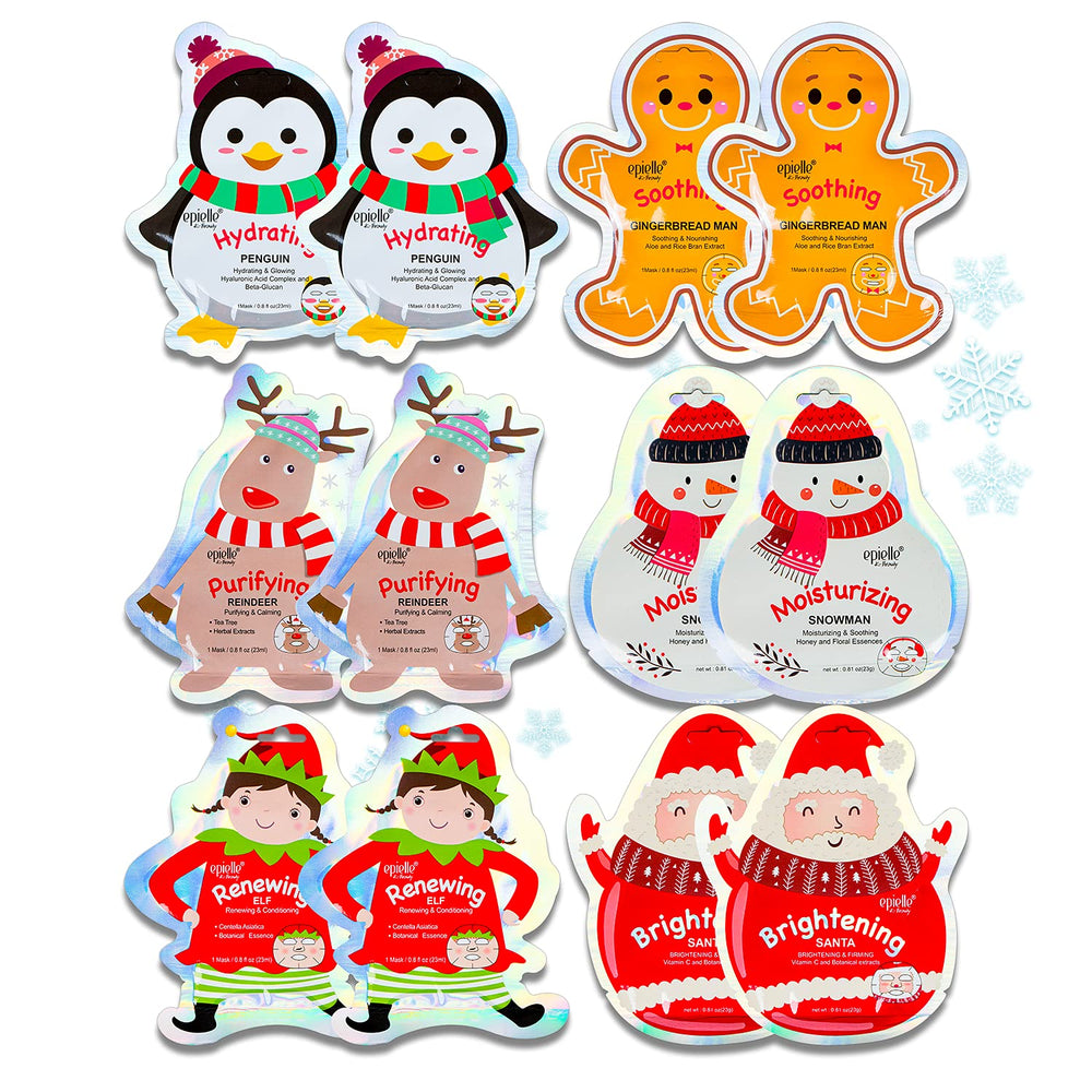 Epielle Santa mask brightens and helps skin look firmer for a festive glow.