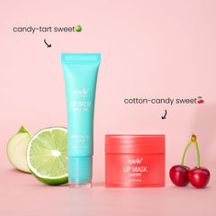 Epielle lip balm mask Cherry with moisturizing formula and subtle shine.