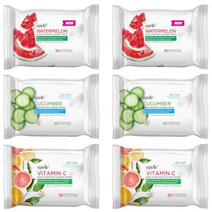 Epielle makeup remover wipes with watermelon-cucumber scent remove dirt and oil while cleansing and hydrating