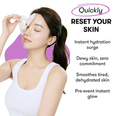 Epielle Niacinamide face-mask texture showing breathable material for sensitive skin.