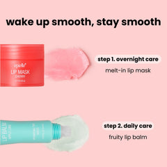 Epielle overnight lip mask Cherry jar designed for overnight nourishment.