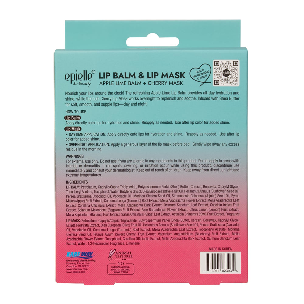 Epielle packaging and description highlight the gift-ready set.