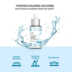 Epielle serum displayed on a bathroom shelf as part of daily routine