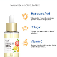 Serum dropper releasing Epielle serum for instant skin hydration