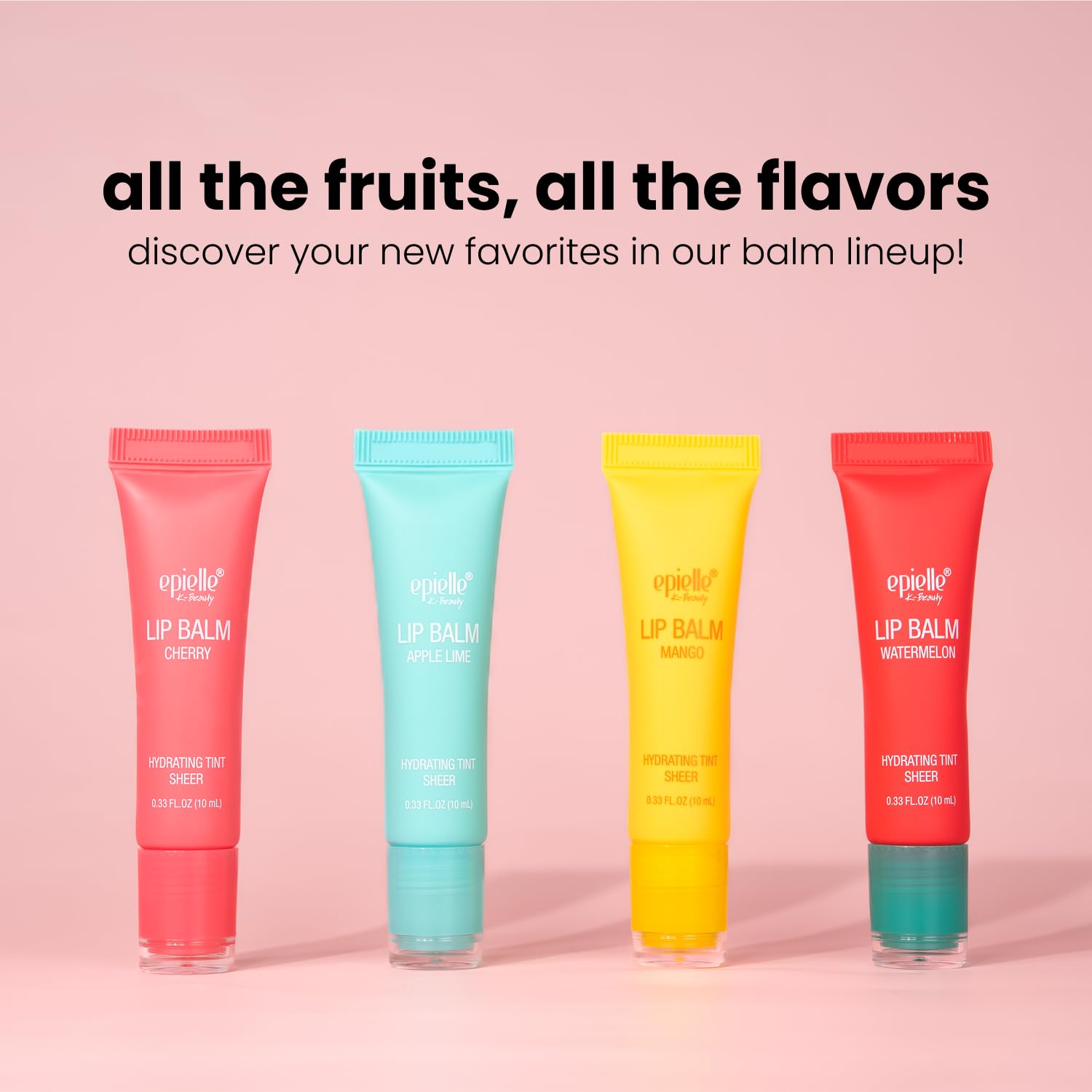 Epielle shea butter and fruit extracts provide nourishing lip care.