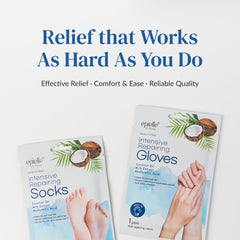 Epielle softened hands after treatment with gentle, pampering feel.