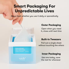 Epielle travel-friendly Korean skincare masks ideal for on-the-go hydration.