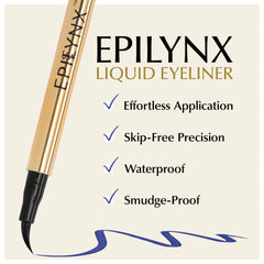 EPILYNX Eyeliner waterproof longue tenue pour journées actives.
