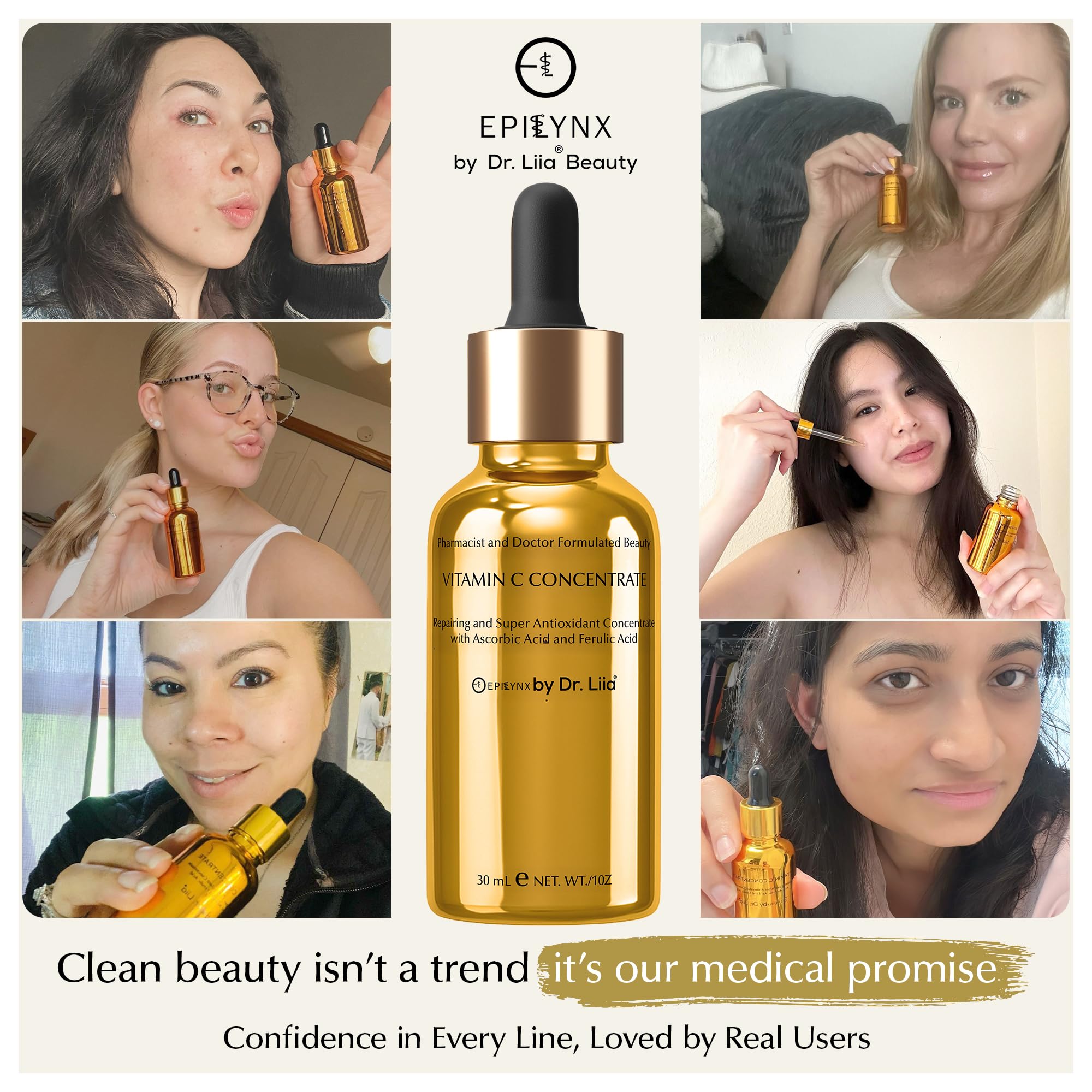 EPILYNX Vitamin C Serum sensitive skin-friendly formula gentle on redness.