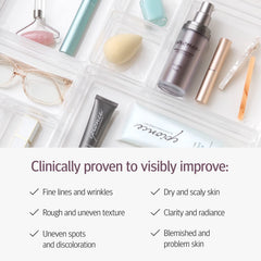 Epionce Enriched Body Cream ingredient label highlights renewal and fortify concept.