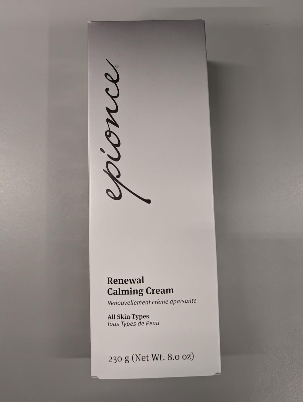 Epionce Renewal Calming Cream colloidal-oatmeal boosts comfort for sensitive dry skin.