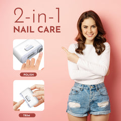 EpixCare 2-in-1 trimmer-polisher delivering trimmed and polished nails