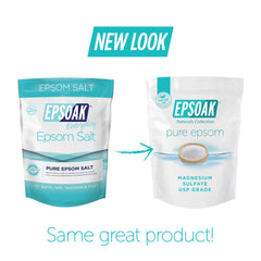 Epsoak bath salt for foot spa creates a relaxing, warm foot soak.