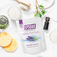 Epsoak foot spa soak with lavender for at-home relaxation.