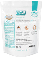 Epsoak salt nourishes hair and cleanses skin when used in showers.