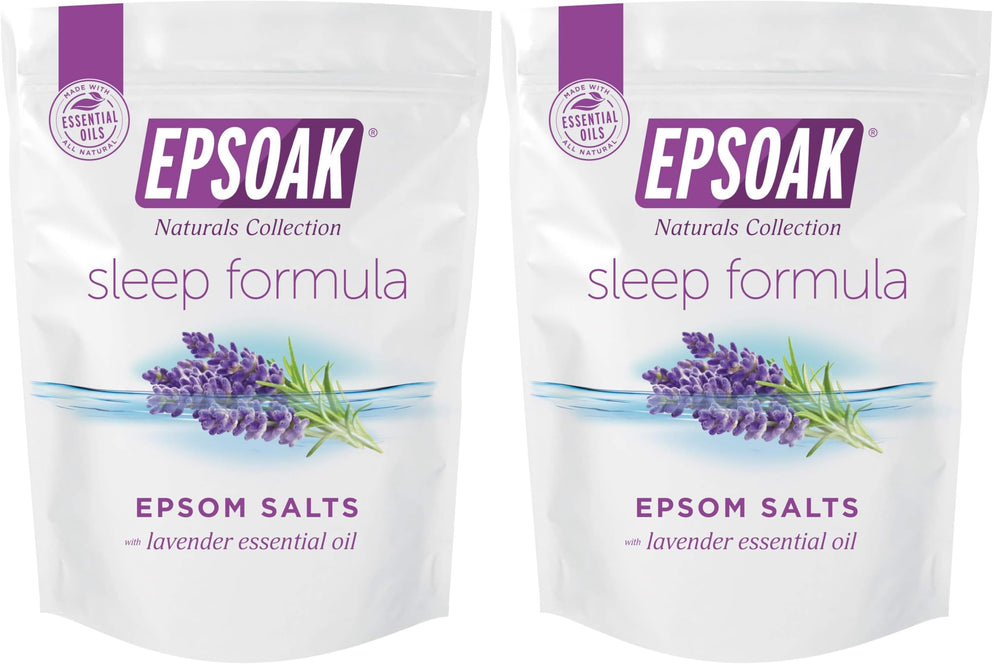 Epsoak Lavender Sleep Bath Salt 2 lb bag ready for a relaxing soak.