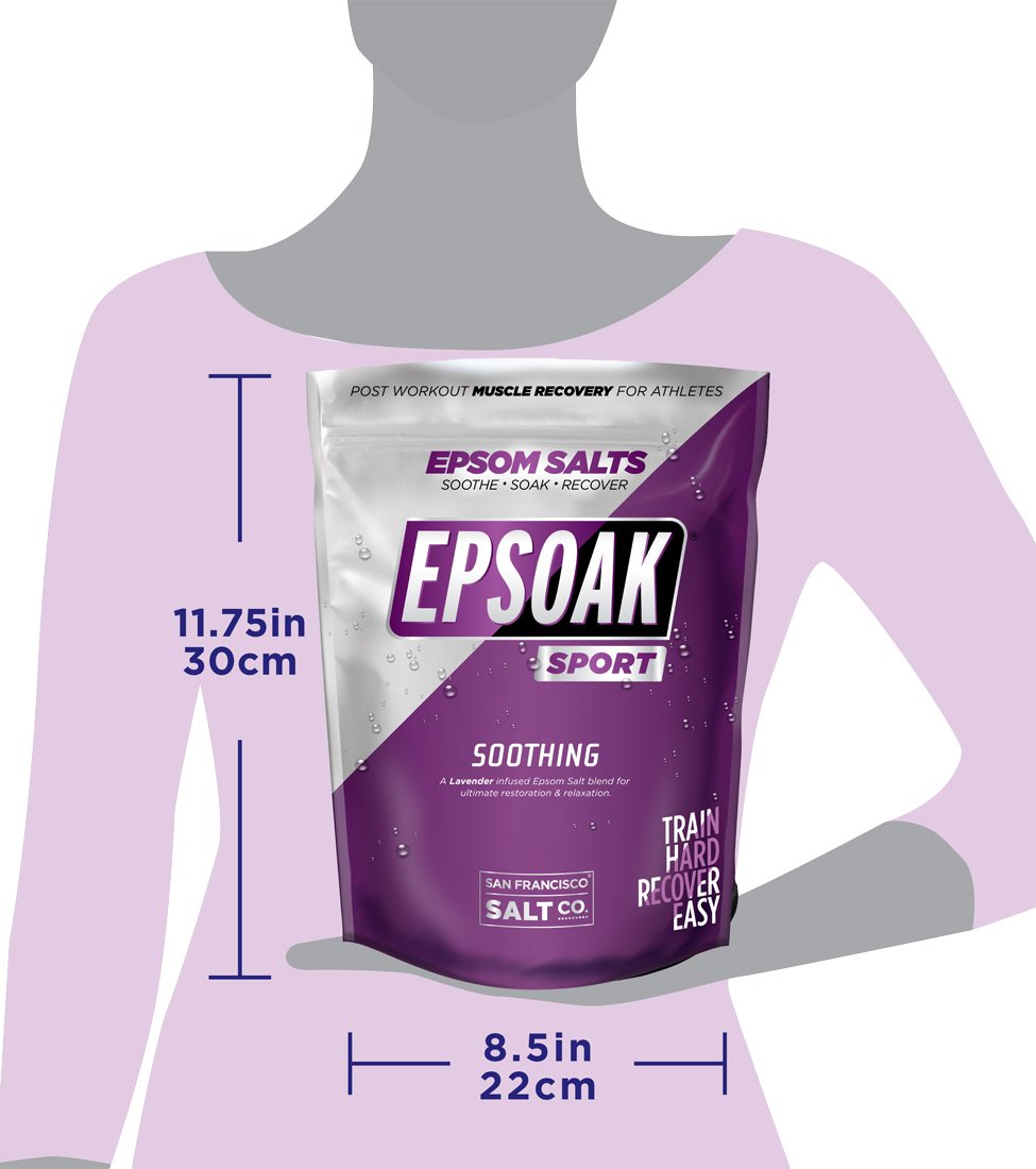 Epsoak Sport foot soak setup for targeted muscle relief after workouts