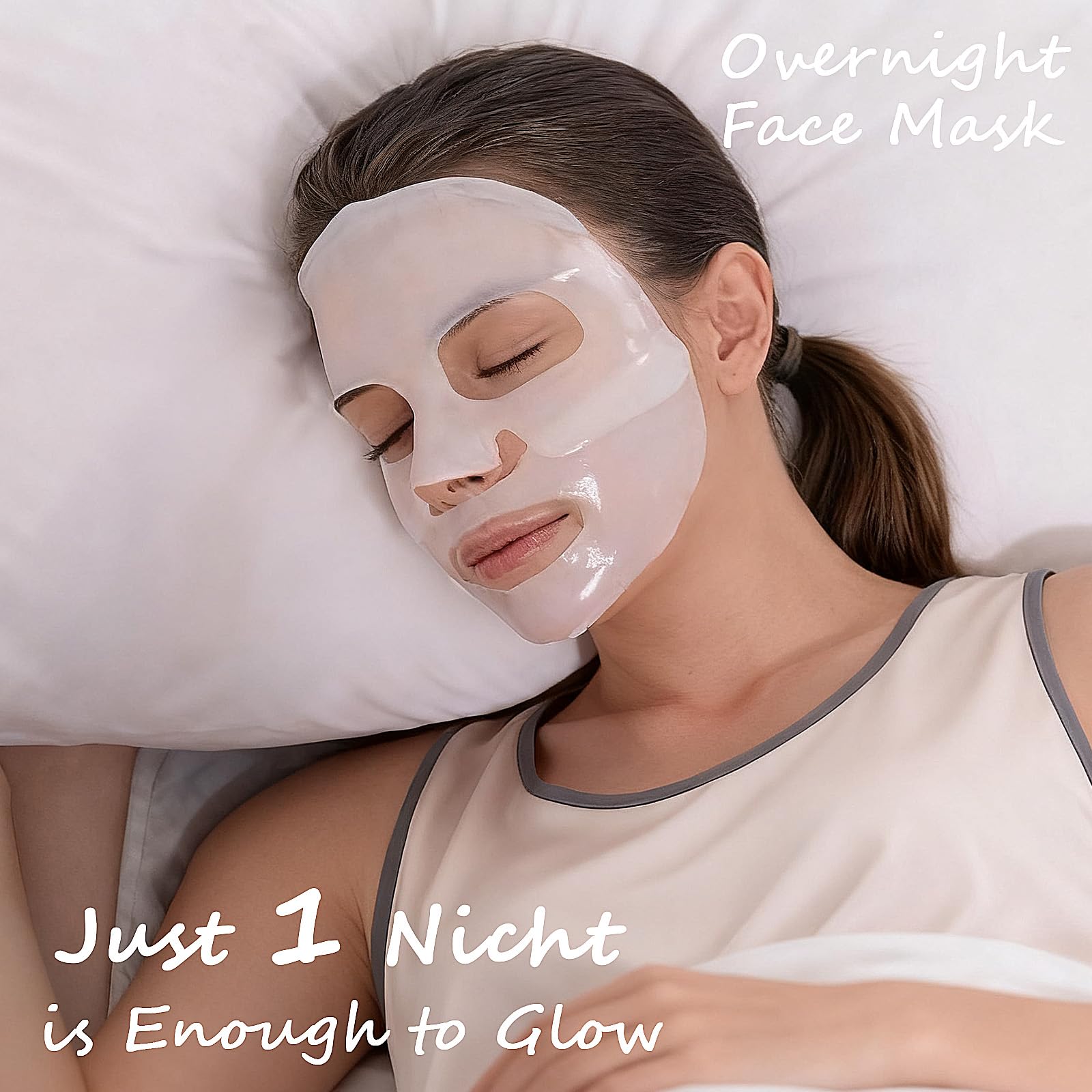 Eqimznv collagen mask safe for all skin types including sensitive skin.