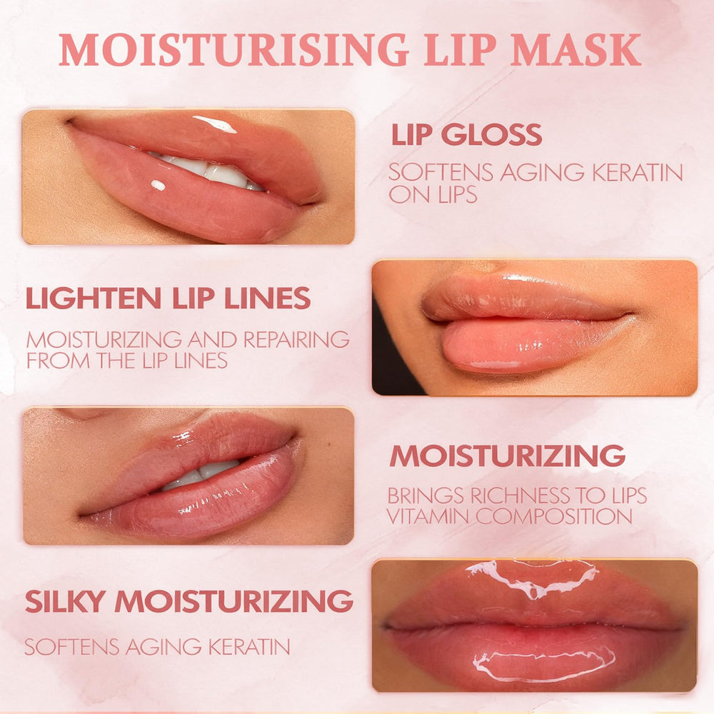 Eqimznv strawberry flavor lip balm jar provides gentle hydration