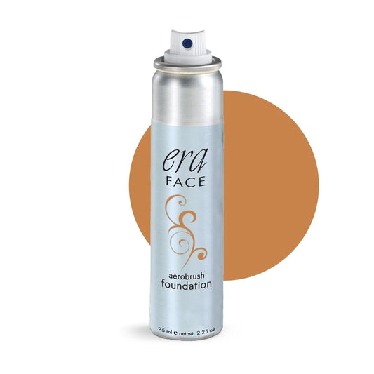 ERA Beauty ERA Face spray makeup R8 Amber bottle for quick, even coverage on the go.