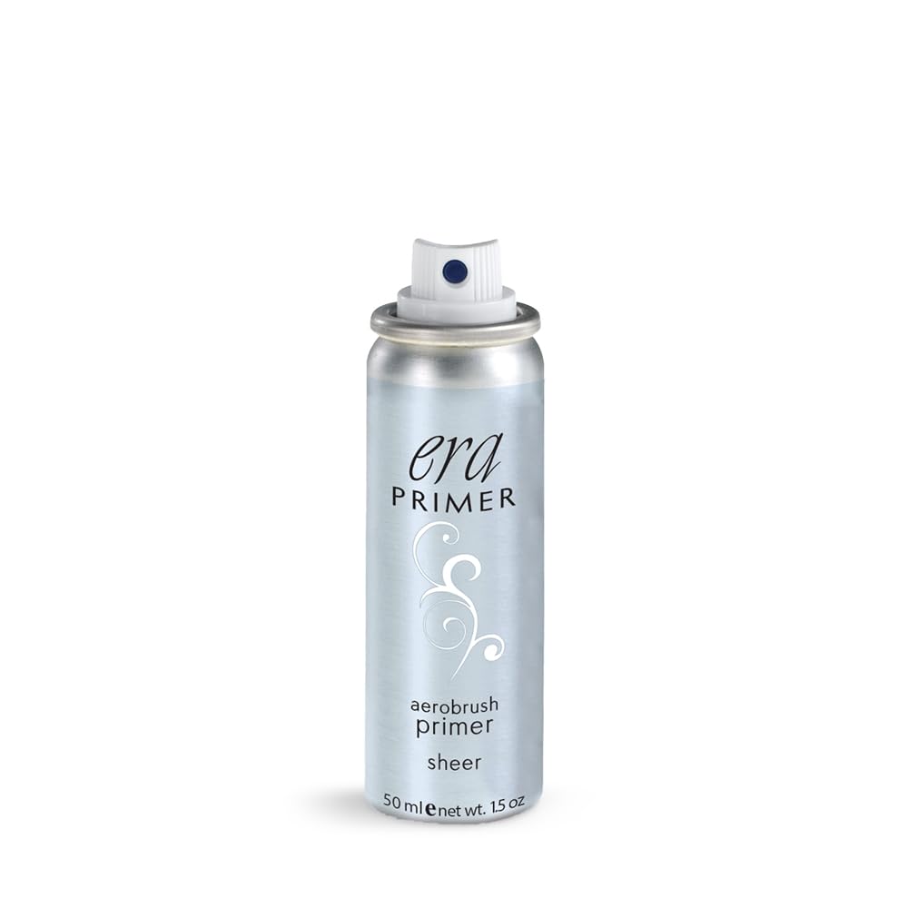ERA Beauty spray makeup bottle showing oil-free primer for a smooth base