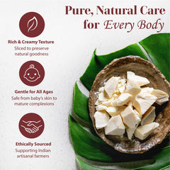 Era of Nature Kokum Butter Raw serving as a belly cream base for stretch-mark friendly formulations.