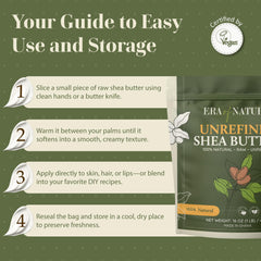 Era of Nature packaging in kraft foil preserves freshness.