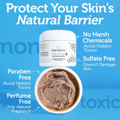 Era Organics Manuka Honey Exfoliating Scrub ingredients highlight botanicals for balanced skin