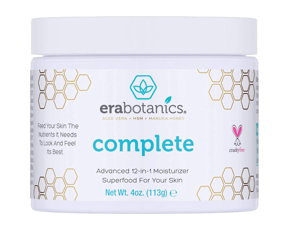Era Organics Manuka Honey Face Cream jar for deep daily hydration.