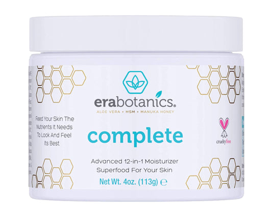 Era Organics Manuka Honey Face Cream jar for deep daily hydration.