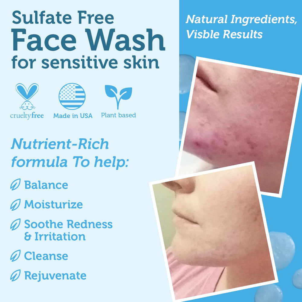 Era Organics Manuka Honey Face Wash close-up for sensitive skin care.