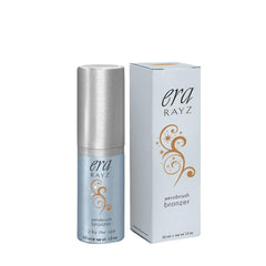 ERA Beauty Rayz airbrush bronzer with buildable coverage for face and body.