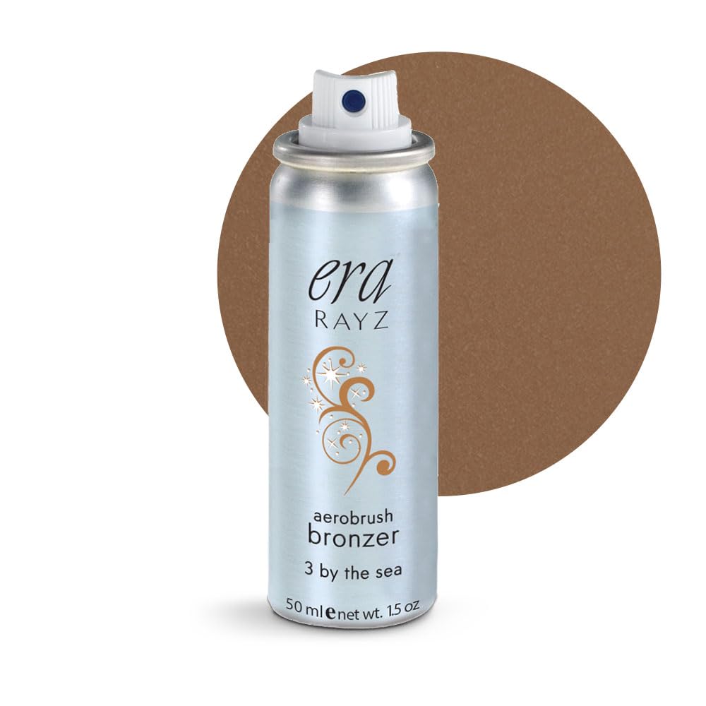 ERA Beauty Rayz spray-on bronzer, 360° spray for natural face and body tan.